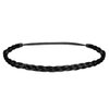 Mia Thin Braidie, Braided Synthetic Hair Headband Hair Accessory, on Elastic Band, Black, for Women, Teens, Girls 1pc