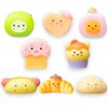 Mochi Squishy Toys Set, Random 8 Pack Mini Mochi Party Favors for Kids, Kawaii Squishy Toy Stress Relief Toys, Goodie Bags Fillers with Storage Box, Classroom Prizes