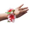 18 Pcs Hawaiian Flower Headband Wristbands Luau Tropical Crown Wreath Headpiece Leaf Bracelets Women Hawaii Hair Hoops Floral Hair Bands Summer Beach Vacation Pool Party Decorations Favors Supplies