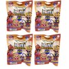 Teenymates Party Animal Squeezymates Series 2 Legends 2025 NFL Figures Blind Bags Gift Set Party Bundle - 4 Pack, Small