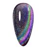 Gellen Cat Eye Gel Nail Polish - 18ml Rainbow Cateye Gel Polish with Magnet Stick Glitter Reflective Holographic Nail Polish UV Gel Magnetic Nail Polish Party Nail Art