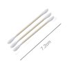 500Pcs White Cotton Swabs, Double Round Head Cotton Swabs, Natural Kapok Swabs, Ear Swabs, Suitable for Makeup, Travel, Daily Cleaning, Personal Care Tools and Accessories Sman341