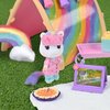 Sunny Days Entertainment Honey Bee Acres Rainbow Ridge Sweet Dreams Pajama Party – 15 Piece Dollhouse Playset with Exclusive Unicorn Figure | Pretend Play Toys for Kids