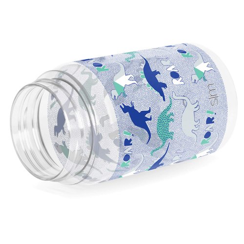 Simple Modern Kids Water Bottle Plastic BPA-Free Tritan Cup with Leak Proof Straw Lid | Reusable and Durable for Toddlers, Boys | Summit Collection | 12oz, Dinosaur Roar