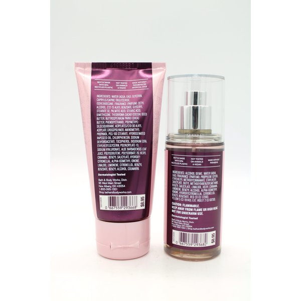 Generic A Thousand Wishes, Bath and Body, Travel Size Fragrance Mist and Body Cream Bundle Set