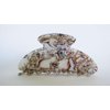 Generic Long gray abalone sea shell effect hair claw clip, Grey