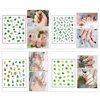 SOGAYU 16 Sheets Nail Stickers for Kids, Cute Self-Adhesive Nail Art Decals for Girls Women – 3D Designs DIY Manicure Accessories Include Fruits Flowers Leaves Rainbow Plants etc