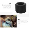 EXCEART Tattoo Grip Tape Silicone Tattoo Grip Pen Cover Wrap Holder Black Cohesive Bandage Tape Handle Grip Tube for Tattoo Machine Grip Accessories 25mm