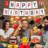 Refavor Casino Theme Party Decorations - 15PCS Casino Happy Birthday Banners Poker Birthday Party Decorations Casino Hanging Swirl Table Centerpieces Decor Supplies Casino Games Birthday Party