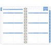 Blue Sky Day Designer for 2023 Weekly and Monthly Planner, 5' x 8', Frosted Cover, Wirebound, Tile (101410-23)
