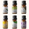 Essential Oils Set by Pure Aroma - Top 6 Aromatherapy Oils Gift Set-6 Pack, 10ml(Eucalyptus, Lavender, Lemongrass, Sweet Orange, Peppermint, Tea Tree)