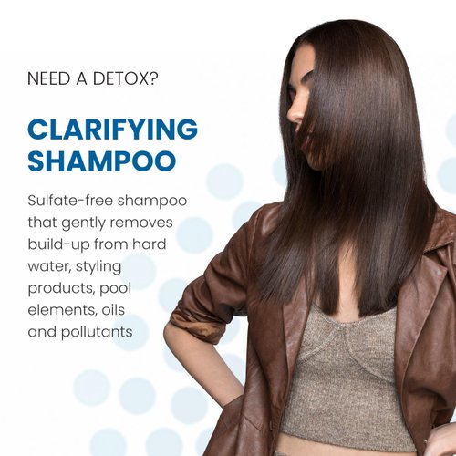 ALOXXI Clarifying Shampoo for Color Treated Hair - Removes Residue and Build-Up from Hard Water - Sulfate & Paraben Free Shampoo - Detox Shampoo for Deep Cleansing, 10.1 Fl Oz