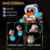 VIIOVOIIV Astronaut Building Blocks Set,Space Spaceman Building Blocks with Display Stand,Tabletop Decoration,Astronaut Gift for Adult and Boys Ages 8 9 10 11 12+ Years Old.