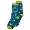 Karma Bee Yourself Crew Socks - Cute and Funny Socks for Women - Bright and Colorful Designs - One Size Fits Most - Bee Yourself