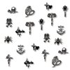 20pcs Alloy Skull Nail Charms Halloween Nail Charms for Acrylic Nails 3D Metallic Star Spider Nail Rhinestones with Gems Goth Dark Snake Cross Nail Jewelry for Women Girls Nail Supplies Decoration