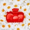 Hello Kitty x Kitsch Recycled Plastic Bow Shape Medium Hair Clips for Women, Medium Claw Clips for Thin Hair, Claw Hair Clips for Short Hair, Medium Hair Claw Clips for Women, Cute Hair Claws