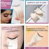 2Pcs White False Eyelash Applicator Tool Eyelash Tweezer Eyelash Clip Clamp Women Makeup Fake Eyelashes Auxiliary Clip Cosmetic Tool for Beginners,Eyelash Tweezers,Eyelashes Buddy Kit