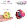 4E's Novelty 24 Pack - 2" Water Bomb Splash Balls - Mini Water Absorbent Ball - Kids Pool Toys, Outdoor Water Activities for Kids, Pool Beach Party Favors. Water Fight Games