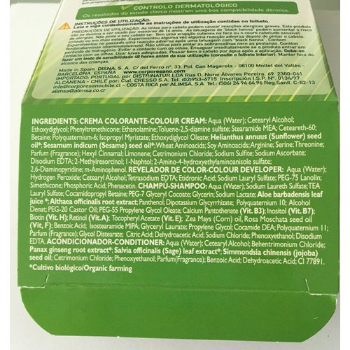 Corpore Sano Permanent Hair Color (Does Not Contain: PPD. AMMONIA, RESORCINOL, PARABENS. (~ 5.5 Mahogany)