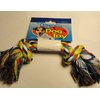 Boss Pet 03871 Multi-Color Rope with Knotted Ends Dog Toy Tug