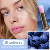 BINGBRUSH Blueberry Color Changing Lipstick Queen,Moisturizer Long Lasting Lip Care Lip Balm Magic Lip Gloss Lip Tint Stain Glossly Makeup Lipstick Set for Women (1pc Blueberry)