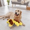 CZTNNZK Heartbeat Puppy Toy for Anxiety Relief, Dog Behavioral Aid Toy for Puppies Sleep Aid Separation Anxiety Soother,Newborn Puppy Sleep Aid Plush Toy,Plush Toys for Dogs.(Yellow)