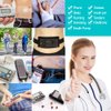No-Bounce Insulin Pump Belt Holder for Tandem T-Slim Breathable Diabetic Pouch Epipen Tubing Strentchy Waistband Fanny Pack for Active T1D Walking Running Sleeping One Size Fits All Black