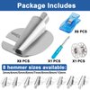 2024 Upgraded Universal Sewing Rolled Hemmer Foot Set 8 Sizes Rolled Hem Presser Foot [3-10mm] Wide Rolled Hem Foot for Home Industrial Sewing Machine Sewing Supplies[8Pcs-3/4/5/6/7/8/9/10mm]