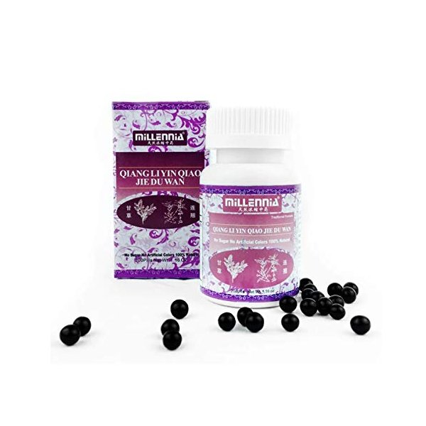 MILLENNIA Herbal Supplement - Qiang Li Yin Qiao Jie Du Wan - 12 Bottle Pack