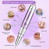 35000RPM Portable Nail Drill Machine, HoMove Professional Rechargeable Efile Nail Drill, Low Heat Electric Nail File for Acrylic Nail Natural Extension Poly Nail Gel