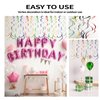 30 Pieces Hanging Swirl Party Decorations Foil Decorations Ceiling Swirl Spiral Hanging Plastic Streamer for Ceiling Birthday Graduation Wedding Celebration Baby Shower Party Supply （Colourful）