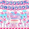 Cheerleading Birthday Party Decorations Cheerleader Birthday Party Supplies Includes Cheerleading Birthday Banner Cake Cupcake Toppers Balloons for Cheerleading Birthday Party, Gymnastics Party
