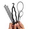 Hair Bun Maker, Hair Styling Accessories, Hair Braiding Tool, Hair Maker Accessories, Braiding Hair Supplies, Hair Bun Maker Braiding Styling Disk DIY Tools (#1(4PCS))