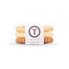 TELETIES - Spiral Hair Coils - Ponytail Holder Hair Ties for Women - Phone Cord Hair Ties - Strong Grip, No Rip, Water Resistant, No Crease Hair Tie Coils - 3 pack (Small, For the Love of Nudes)