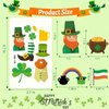 St Patricks Day Tattoos,20 Unique Sheets, 190 Pcs St Patricks Day Stickers, St Patricks Day Accessories Green Shamrock Irish Temporary Tattoo Stickers, St.Patrick's Day Party Favors Decorations Gift