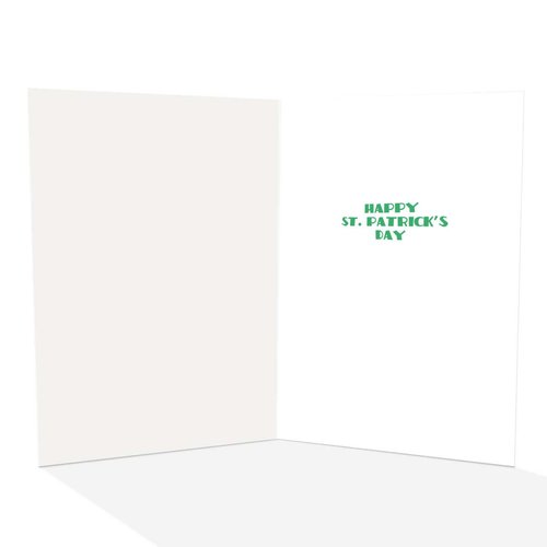 24 Personalized St. Patricks' Day Cards - Customized Irish Luck Greeting Cards - 5x7 Folded