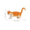 Orange Cat Animal Model Action Figures Family Party Supplies Desktop Decoration Cake Toppers Collection Toys for 5 6 7 8 Years Old Boys Girls Kid Toddlers