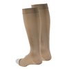 Truform Women's Compression Stockings, 20-30 mmHg, Knee High Length, Open Toe, Opaque, Beige, Small