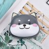 DoyiFun 2 Pcs Cute Dog Contact Lens Case Travel Kit Portable Animal Contact Lens Box Holder Soak Storage Container with Mirror Bottle Tweezers Stick Remover Tool