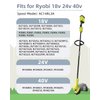 Eventronic String Trimmer Line Compatible with Ryobi One+ AC14RL3A,66 FT/0.065-Inch Autofeed Spools,Trimmer Spool Compatible with Ryobi Weed Wacker 18V,24V,40V Cordless Trimmers (6Spools+1Cap)