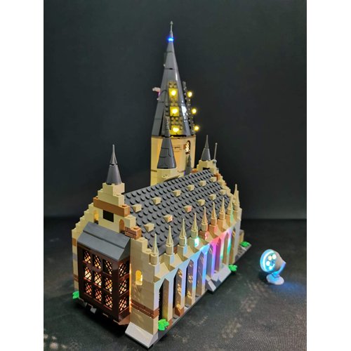 Shining Blocks LED Lighting Kit for Lego 75954 Harry Potter Hogwarts Great Hall