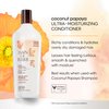 Bain de Terre Coconut Papaya Ultra Hydrating Conditioner, Moisture Quench for Dry, Damaged Hair, with Argan & Monoi Oils, Paraben-Free, Color-Safe, Vegan, 13.5 Fl Oz