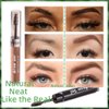 ONarisae Eyebrow Gel Waterproof Color Brow Gel Shaping Gel Makeup Liquid Eye Brows Styling (Black)