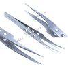Eyelash Eyebrow Lashes Extensions Volume 3D+ 5D 6D Stainless Steel Tweezers (Pro Straight)