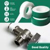 XEHAHOSH 3 Roll Plumbers Tape, Teflon Tape, Water Pipe Sealing Tape, High-Density Thickening and Lengthen, High-Sealing Performance Waterproof Duct Tape, Thread Seal Tape, L 580 in x W 0.51 in. White