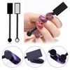 SILPECWEE 15Pcs Nail Magnet Set Cat Eye Gel Nail Polish Magnet Wand Magnetic Nail Polish Cat Eye Magnet for Nails Cat Eye Magnets Sticks Nail Design Tools Nail Art Accessories