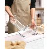 1 Liter Mini (5.5in x 8in) Glass Baking Dish for Oven, Single Serving Glass Pan for Cooking Small Glass Casserole Dish Rectangular Baking Pan Glass Oven Bakeware