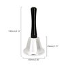 2 Pack Hand Bell, Silver Call Bell with Handle, Call for Pets, Patient Hand Bell, Child Bell, Wedding Bell, Dinner Bell, School Bell