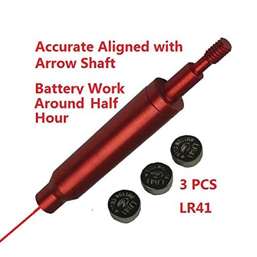 GRG Archery Laser Sight Tool for Bow and Crossbow, 223 Bore Sighter Shaped,Red