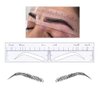 CHOOSE-IT Eyebrow Stencil Disposable Eyebrow Shaper Kit - 50PC Transparent Mapping Stickers Eyebrow Stencils For Microblading, PMU - Quick Makeup Peel & Stick Eyebrow Stencil Kit (High Arch)